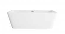  BT30667GW-PCH - 67 inch Bathtub in Glossy White with Chrome Trim