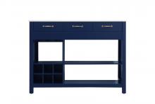  KD0248BL - 48 inch Kitchen Island in Blue