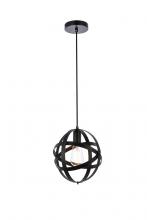  LD2341BK - Celeste 1 Light Black Pendant