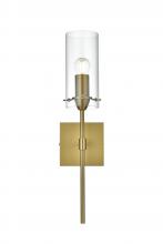  LD2361SG - Elsreth 4.5 inch Wall Sconce Clear Shade in Satin Gold