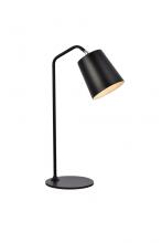  LD2366BK - Leroy 1 Light Black Table Lamp