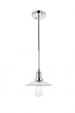  LD4040D8C - Waltz 1 Light Chrome Pendant