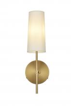  LD6004W5SG - Mel 5 inch Wall Sconce in Satin Gold