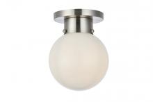  LD6016 - Gael 1 Light 8 Inch Burnished Nickel Flush Mount