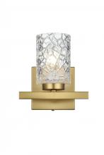  LD7025W7SG - Cassie 7 inch Wall Sconce in Satin Gold