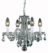  LD7804D15C - Azalea Collection Pendant D15in H12in Lt:4 Chrome Finish