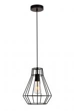  LDPD2087 - Jago Collection Pendant D9.1 H12.3 Lt:1 Black Finish