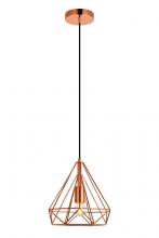  LDPD2090 - Jago Collection Pendant D9.8 H9.8 Lt:1 Copper Finish