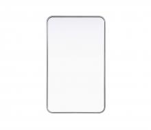  MR8A2236SIL - Contour Metal Rectangle Mirror 22x36 in Silver