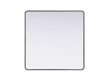  MR8A4848BLK - Contour Metal Square Mirror 48x48 in Black