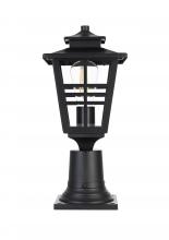  OD303P16BK - Macon 7 inch Outdoor Pendant in Black