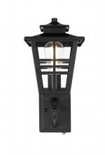  OD303W15BK - Macon 7 inch Outdoor Pendant in Black