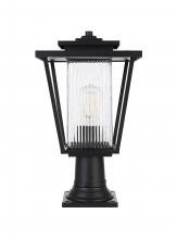  OD305P18BK - York 7 inch Outdoor Pendant in Black