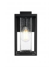  OD307W12BK - Philip 7 inch Outdoor Pendant in Black