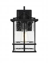  OD312W12BK - Miller 7 inch Outdoor Pendant in Black