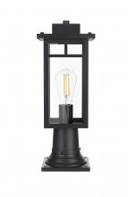  OD313P18BK - Mercer 7 inch Outdoor Pendant in Black