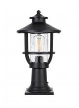  OD314P17BK - Janney 7 inch Outdoor Pendant in Black