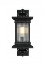  OD316W19BK - Collins 7 inch Outdoor Pendant in Black