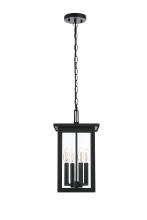  OD324H16BK - Sheridan 7 inch Outdoor Pendant in Black