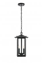  OD327H17BK - Thayer 7 inch Outdoor Pendant in Black