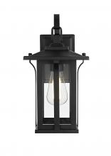  OD327W14BK - Thayer 7 inch Outdoor Pendant in Black