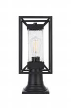  OD329P16BK - Willington 7 inch Outdoor Pendant in Black