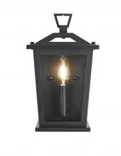  OD331W12BK - Richmond 7 inch Outdoor Pendant in Black