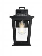  OD332W12BK - Cayman 7 inch Outdoor Pendant in Black