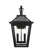  OD334W18BK - Frankford 7 inch Outdoor Pendant in Black