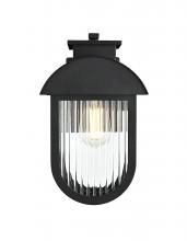  OD338W13BK - Albert 7 inch Outdoor Pendant in Black