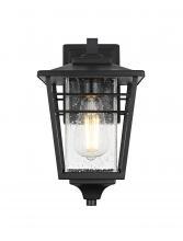  OD347W13BK - Croskey 7 inch Outdoor Pendant in Black