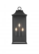  OD503W25BK - Shepard 10 inch Outdoor Wall Sconce in Black