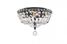  V2528F12BK/RC - Tranquil 12 Inch Black Flush Mount