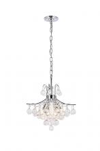  V8000D16C/RC - Toureg 6 Light Chrome Pendant Clear Royal Cut Crystal