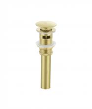  VDN100BGD - Pop-Up Bathroom Sink Drain with Overflow in Brushed Gold