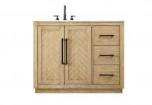  VF29042LO - 42  inch Single Bathroom Vanity in Linen Oak