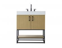  VF29230MHB - 30 inch Single Bathroom Vanity in  Honey Brown