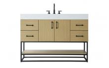  VF29248MHB - 48 inch Single Bathroom Vanity in  Honey Brown