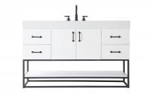  VF29254WH - 54 inch Single Bathroom Vanity in White