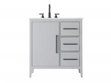  VF29332GR - 32 Inch Single Bathroom Vanity In Grey