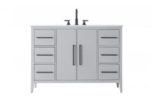  VF29348GR - 48 Inch Single Bathroom Vanity In Grey