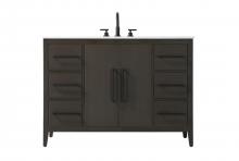  VF29348MMB - 48 Inch Single Bathroom Vanity In Mocha Brown