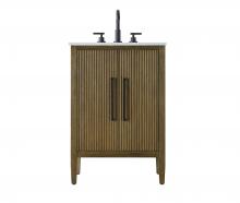  VF29624HO - 24 inch Single Bathroom Vanity in Hazel Oak