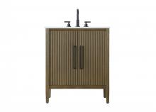  VF29630HO - 30 inch Single Bathroom Vanity in Hazel Oak