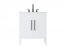  VF29630WH - 30 inch Single Bathroom Vanity in White