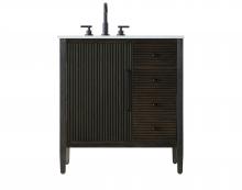  VF29632CO - 32 inch Single Bathroom Vanity in Chocolate Oak