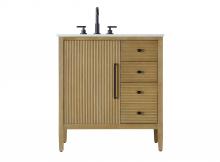  VF29632LO - 32 inch Single Bathroom Vanity in Linen Oak