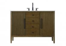  VF29648HO - 48 inch Single Bathroom Vanity in Hazel Oak