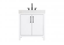  VF60630WH - 30 inch Single Bathroom Vanity In White