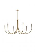  LD722D55SG - Layne 55 Inch Chandelier in Gold